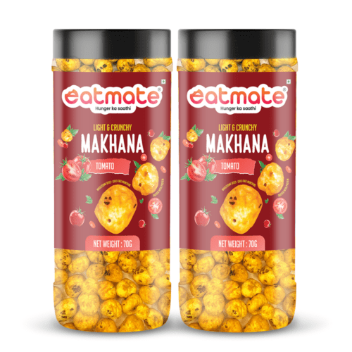 Eatmate Tomato Makhana | (70g Each, Pack of 2) Combo