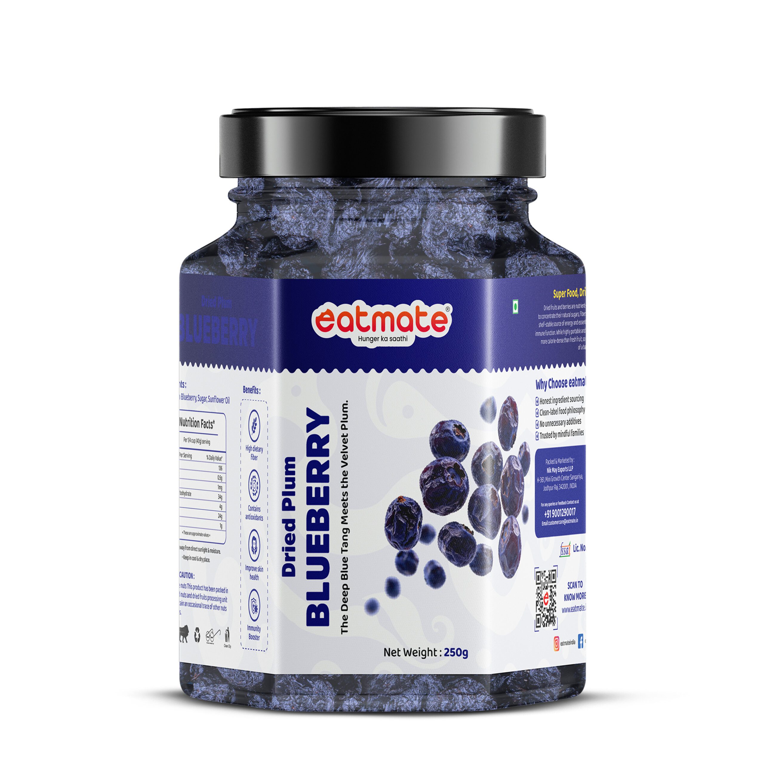 Dried Blueberry Plum