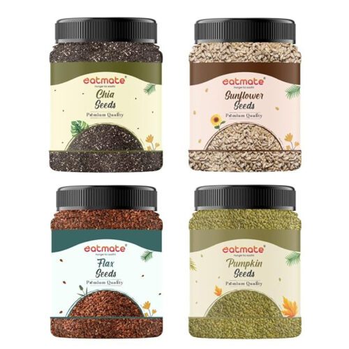 Eatmate Seed Combo of 4 (Chia, Pumpkin, Sunflower & Flax)