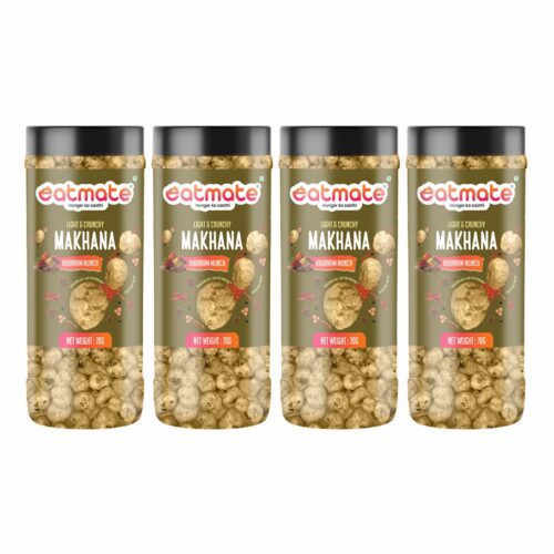 Eatmate Khurram Munch Makhana  | (70g Each, Pack of 4) Combo