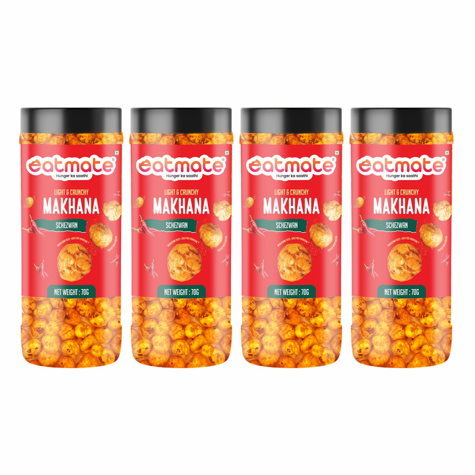 Eatmate Schezwan Makhan | (70g Each, Pack of 4) Combo