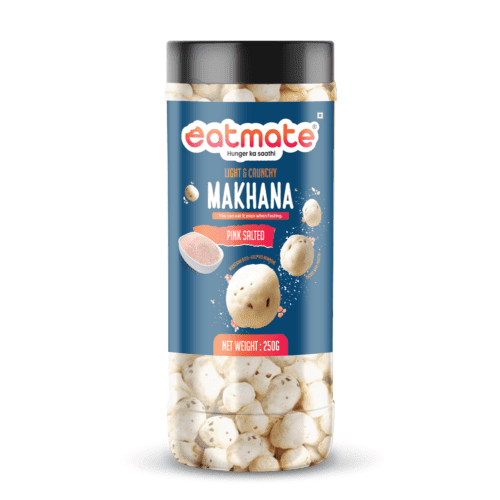 Eatmate Phool Makhana 70g | Roasted Fox Nuts | Salted Flavored | Light and Crunchy Lotus Puffs Snack | Rich In Protein & Fiber Snack for Daily Snacking and Fasting (70g, Pack of 1)
