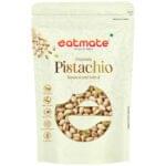 Eatmate Roasted and Salted Pistachios | Pista California  in Shell Dry Fruit | High Protein, Dietary Fiber, Gluten-Free Nut Snack | Healthy Munching Option for Men, Women & Kids (250g)